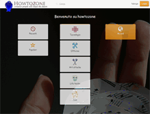 Tablet Screenshot of howtozone.it